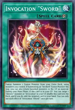 Yugioh CORI-EN053 - Invocation - "Sword" - Ultra Rare - Image 1