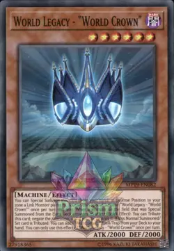 World Legacy - "World Crown" super rare MP19-EN082 Yugioh - Image 1