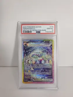 Pokemon TCG Terapagos EX 170/142 Stellar Crown Special Illustration Rare PSA 10 - Image 3