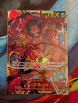 Bandai One Piece TCG Gol D. Roger OP09-118 Secret Rare Foil EN Alt Art 13000 - Image 1