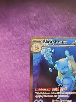 Blastoise EX 200/165 Sir Special Illustration Rare NM Mint Condition Pokemon TCG - Image 2