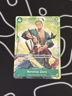 Roronoa Zoro Alt Art (Welcome Pack 2026 Vol.1) PRB02-006 One Piece Promo C - Image 1