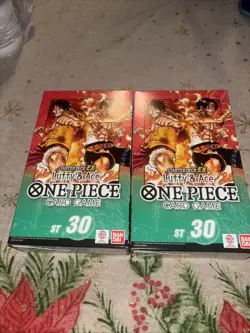 One Piece TCG Starter Deck ST-30 Luffy and Ace English 2 Sealed Boxes SHIPS NOW - Image 1