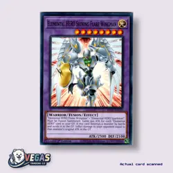Elemental HERO Shining Flare Wingman BLC1-EN139 1st Edition Common NM Yu-Gi-Oh! - Image 1