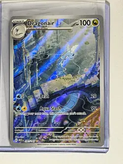Dragonair 181/165 SV: Scarlet & Violet 151 Illustration Rare Full Art Holo NM/M - Image 1