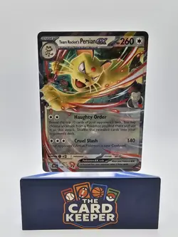 Pokemon TCG Team Rockets Persian EX 150/182 English NM - Image 1