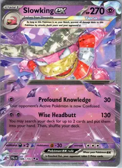 Slowking ex 086/193 Double Rare Paldea Evolved Pokemon Holo Near Mint - Image 1