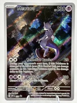 Pokemon TCG Mewtwo #52 Black Star Promo Card Scarlet & Violet 151 UPC - Image 1