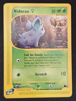 Pokemon TCG Nidoran 81 Skyridge Mint Near Mint (non-holo) - Image 1