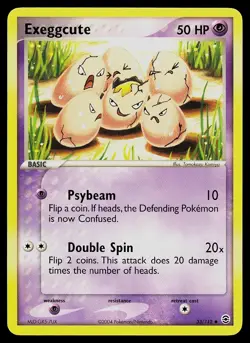 Pokemon Card - Exeggcute FireRed & LeafGreen 33/112 Uncommon - Image 1