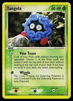 Pokemon Card - Tangela FireRed & LeafGreen 30/112 Rare - Image 1
