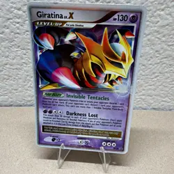 Pokemon TCG Giratina LV.X 130 HP Diamond & Pearl Promo Holo DP38 English 2009 - Image 1