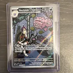Pokemon TCG Destined Rivals: Team Rockets Weezing Card 199/182 - Image 1
