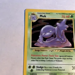 Pokemon TCG - Muk 13/62 - Holo Rare Fossil WOTC 1999 - LP/EX - Image 3