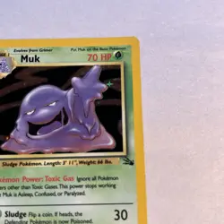 Pokemon TCG - Muk 13/62 - Holo Rare Fossil WOTC 1999 - LP/EX - Image 4
