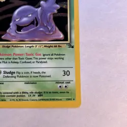 Pokemon TCG - Muk 13/62 - Holo Rare Fossil WOTC 1999 - LP/EX - Image 5