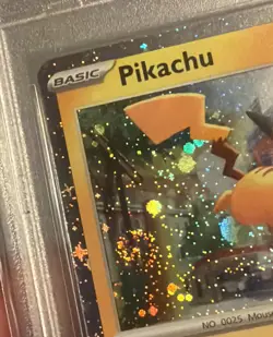 2024 POKEMON TRICK OR TRADE #018 PIKACHU PSA 9 SWIRL - Image 3