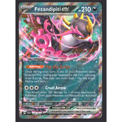Fezandipiti EX - 38/64 - Shrouded Fable -Double Rare - Holo - Pokemon Card - NM - Image 1