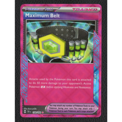 Maximum Belt - 154/162 - Temporal Forces - Ace Spec Rare - Pokemon Card - NM - Image 1
