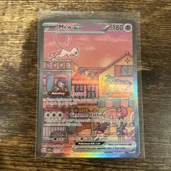 Pokemon Mew ex 53/215 Promo Scarlet & Violet Black Star Promos Near Mint - Image 1