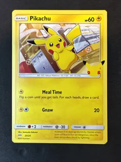 Pikachu 025/025 McDonald's 25th Anniversary Regular Pokemon - Image 1