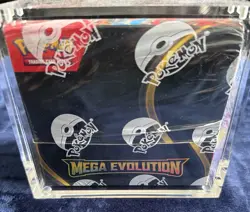 Pokemon TCG Mega Evolution Booster Box (W/ ACRYLIC CASE) - Image 1