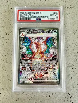 PSA 10 Charizard ex #223 OBF EN Special Illustration Rare Pokemon Gem mint - Image 2