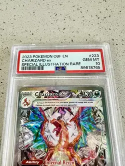 PSA 10 Charizard ex #223 OBF EN Special Illustration Rare Pokemon Gem mint - Image 4