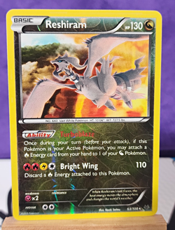 Pokemon TCG Reshiram 63/108 Roaring Skies Reverse Holo Rare Basic HP130 Eng - Image 1
