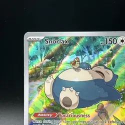 Pokemon 151 Snorlax 051 Black Star ETB Promo Full Art Holo (#13) - Image 2