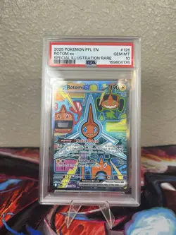 Pokemon Phantasmal Flames Rotom EX Specials Illustration Rare 126/094 PSA 10 - Image 1