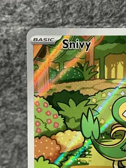 Pokemon TCG Scarlet Violet SV11B: Black Bolt Snivy 087/086 Illustration Rare NM - Image 2
