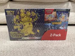 Pokemon TCG Surging Sparks Elite Trainer Box ETB & Booster Bundle Costco 2-Pack - Image 1