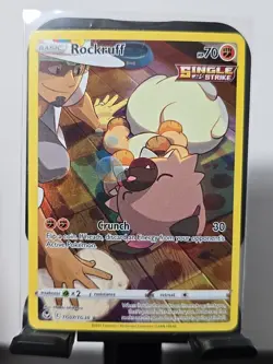 Pokemon Rockruff TG07/TG30 Silver Tempest Sword & Shield Trainer Gallery - Image 1
