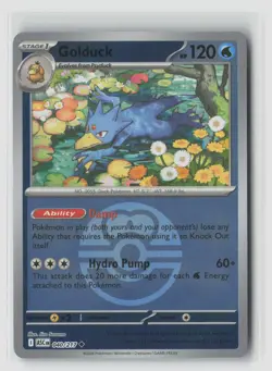 Golduck #040/217 Me Ascended Heroes Love Ball Reverse Holo Pokemon TCG NM - Image 1