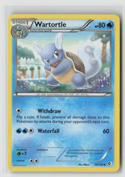 Wartortle #30/149 Boundaries Crossed Uncommon Pokemon TCG MP - Image 1