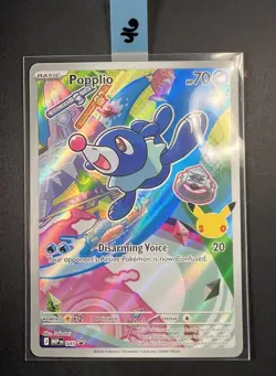 Pokemon First Partner Illustration Collection Popplio 045 30th Anniversary - Image 3