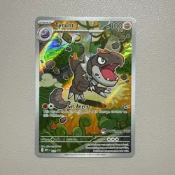 Pokemon TCG Tyrunt Etb Promo 070 Pokemon Center Stamped Exclusive NM - Image 1