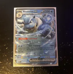 Blastoise ex 009/165 Sv: Scarlet & Violet 151 330 HP Double Rare Holo ENG NM - Image 1