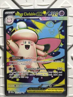 English Pokemon Perfect Order Mega Clefable Ex Full Art (103/088). - Image 1