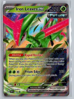 Iron Leaves ex 128 Holo Promo Scarlet & Violet Promo Pokemon Holo Near Mint - Image 1