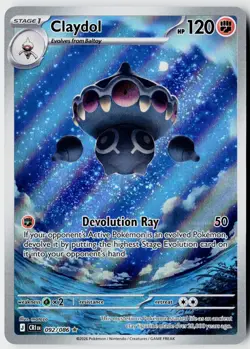 Claydol 092/086 Holo Illustration Rare Chaos Rising Pokemon Near Mint - Image 1