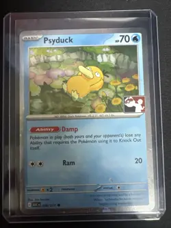 Psyduck 039/217 Prize Pack Series 9 Pokemon TCG League Play Stamped Cosmos NM - Image 1