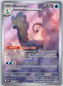 Aurorus 092/088 Holo Illustration Rare Perfect Order Pokemon Near Mint - Image 1