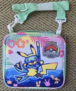 2024 Pokemon World Championships Competitor Pin Binder Bag Hawaii Honolulu - Image 1