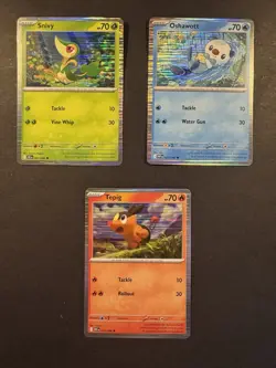 Snivy, Tepig & Oshawott - Black Bolt & White Flare Promos Pokemon TCG NM/M - Image 1