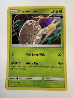 ⭐2018 Pokemon Sm-Forbidden Light 11/131 PHEROMOSA Holo Rare - ULTRA BEAST!⭐ - Image 4