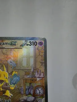 Pokemon TCG Alakazam EX 201/165 Scarlet & Violet 151 Card Secret Rare - Image 3