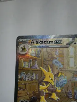 Pokemon TCG Alakazam EX 201/165 Scarlet & Violet 151 Card Secret Rare - Image 4