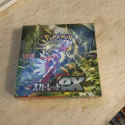 Pokemon Scarlet ex Booster Box Japanese Version - Factory Sealed Shrink Wrap 4521329373515 - Image 1
